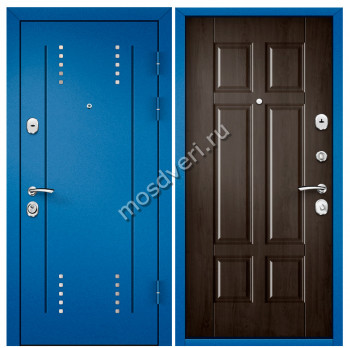 Синие входные двери в квартиру SVK-37 - купить от производителя Мосдвери Синие входные двери в квартиру SVK-37