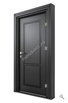 Черная входная дверь распашная ЧДД-030 - купить от производителя Мосдвери Черная входная дверь распашная ЧДД-030